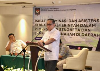 Kemendagri Dorong Penyelesaian Konflik Pertanahan di Daerah