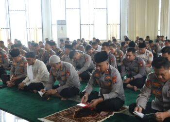 Polda Bengkulu Gelar Pembinaan Rohani, Tekankan Etika Bertutur