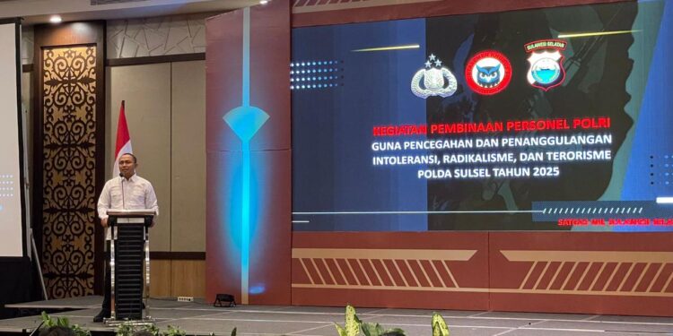 Densus 88 AT Polri Adakan Sosialisasi Pencegahan Radikalisme di Makassar