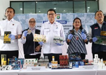 Polda Metro Jaya dan BPOM Ungkap Gudang Farmasi Ilegal di Jakarta Barat