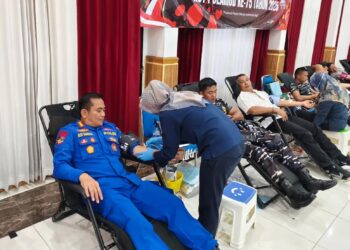 Ditpolairud Polda NTB Gelar Donor Darah untuk Peringati HUT ke-75