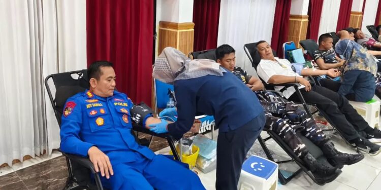 Ditpolairud Polda NTB Gelar Donor Darah untuk Peringati HUT ke-75