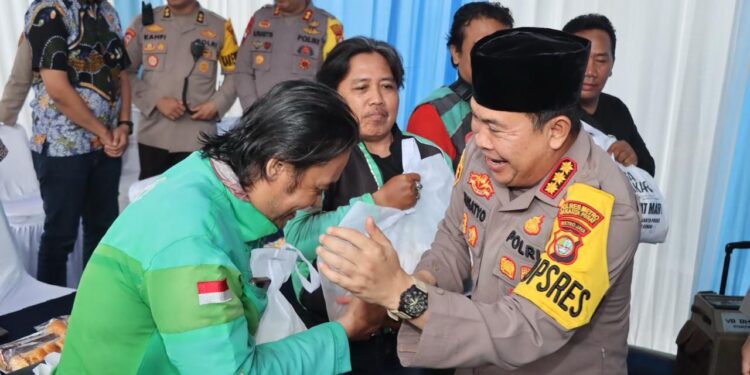 Kapolres Metro Jakarta Pusat Resmikan Gerai Ojol Auto ke-8