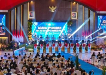 Kapolri Jenderal Listyo Sigit Prabowo Hadiri Perayaan HUT Ke-80 Brimob