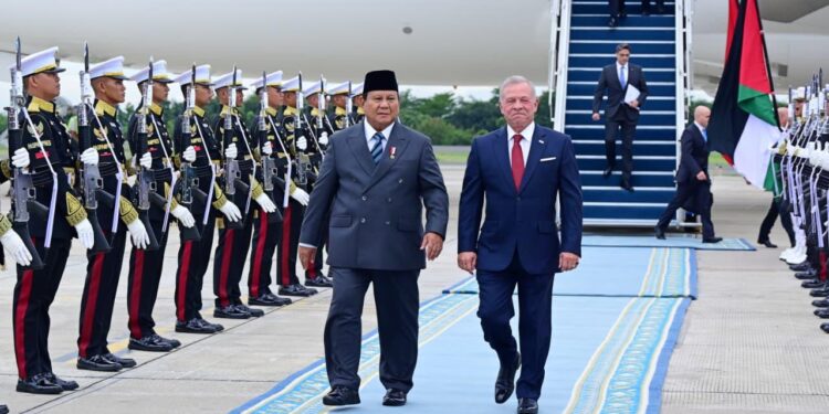 Presiden Prabowo Sambut Raja Abdullah II, Perkuat Hubungan Indonesia-Yordania