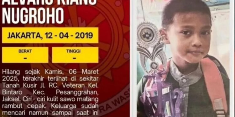 Tim Gabungan Polisi Cari Anak Hilang di Pesanggrahan