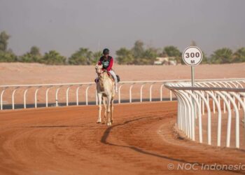 Muhammad Ikhwannudin Tampil Stabil dalam Debut Balap Unta di ISG 2025