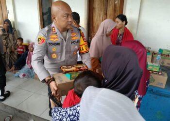Kapolres Serang Pantau Pemeriksaan Kesehatan Warga Terdampak Cesium 137
