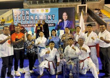 Atlet Karate Polda NTT Raih Prestasi di Turnamen Piala Anita Jakoba Gah 2025
