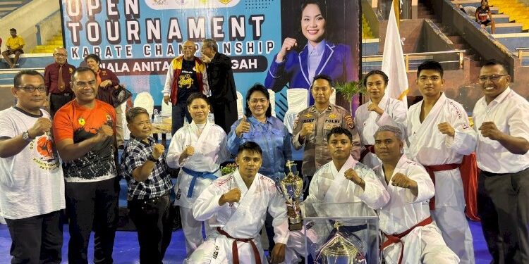 Atlet Karate Polda NTT Raih Prestasi di Turnamen Piala Anita Jakoba Gah 2025