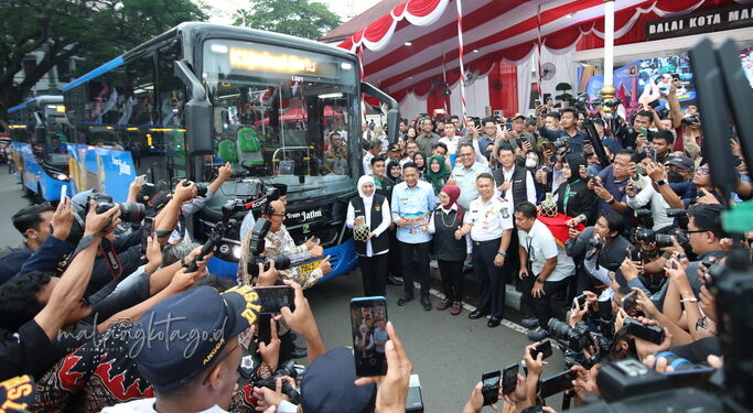 Bus Trans Jatim Koridor I Mulai Beroperasi di Malang Raya