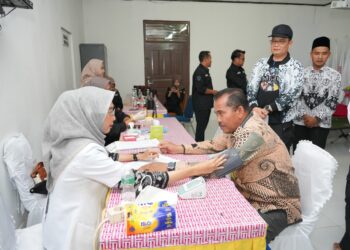 PGRI Siak Adakan Donor Darah untuk Rayakan HUT ke-80