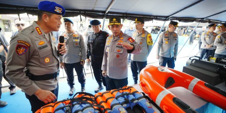 Kapolri Pantau Kesiapan Personel dan Sarpras Polda DIY Hadapi Bencana