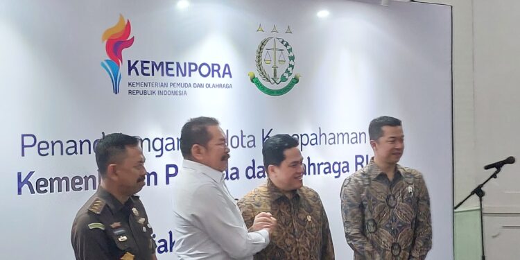 Kemenpora dan Kejaksaan Agung Sepakati Kerja Sama Pengelolaan Program Olahraga dan Kepemudaan