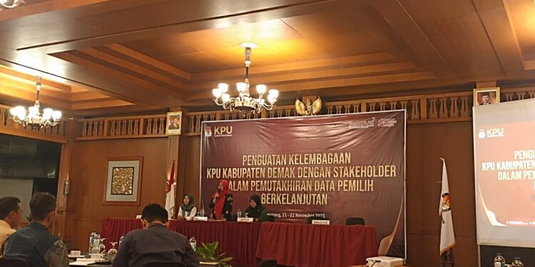KPU Demak Tingkatkan Kelembagaan untuk Validasi Data Pemilih