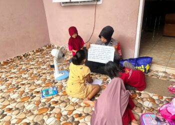 Subsatgas Si Ipar Tingkatkan Pendidikan Anak Papua Lewat Kegiatan Rutin