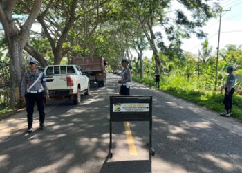 Polres Merauke Laksanakan Operasi Zebra Cartenz 2025 di Jalan Cikombong