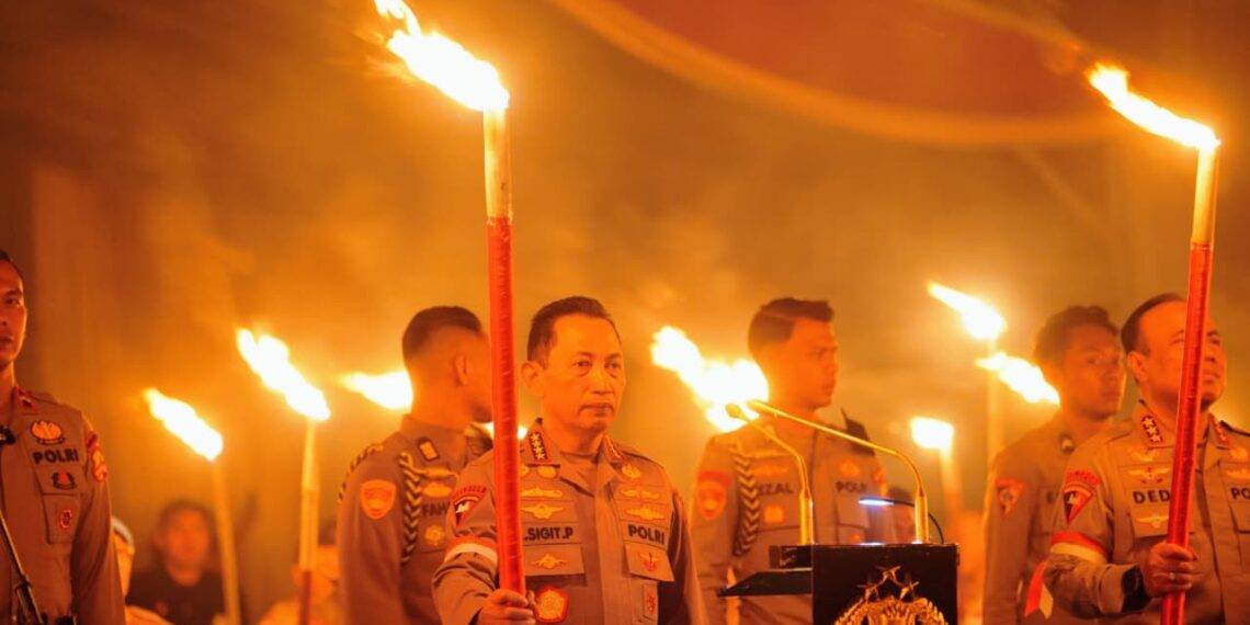 Kapolri Jenderal Listyo Sigit Prabowo Pimpin Renungan Ksatria Bhayangkara di Bogor