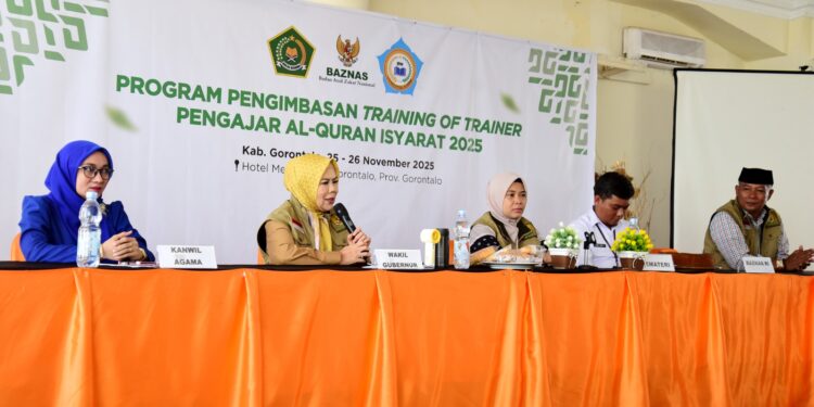 Wakil Gubernur Gorontalo Dukung Program Pengajaran Al-Qur’an Isyarat untuk Disabilitas