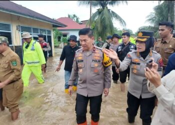 Wakapolda Sumbar Kunjungi Lokasi Banjir di Ulakan Tapakis, Distribusikan Bantuan untuk Warga