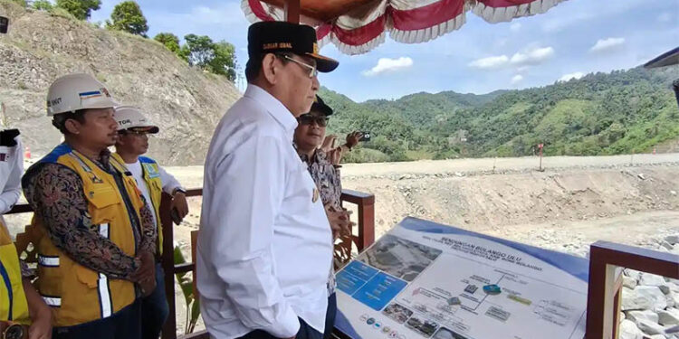 Pembangunan Bendungan Bulango Ulu Hampir Rampung