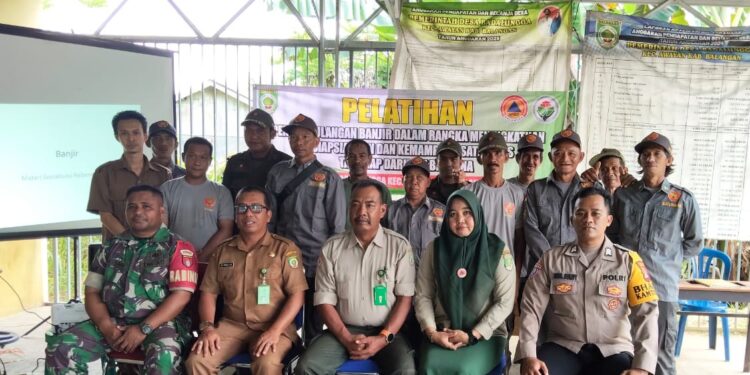 Pelatihan Penanggulangan Banjir Digelar di Desa Badalungga