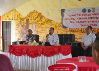 BNNK Balangan Tingkatkan Sinergi Layanan Rehabilitasi Melalui Rapat Tim Pokja