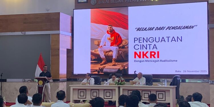 Sosialisasi Pencegahan Paham IRET di BBPP Batu Dihadiri 104 Pegawai ASN/PPPK