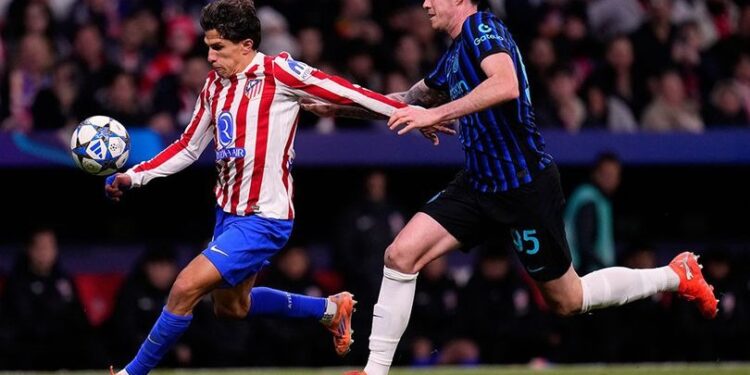 Atletico Madrid Raih Kemenangan 2-1 atas Inter Milan Berkat Gol Telat Gimenez