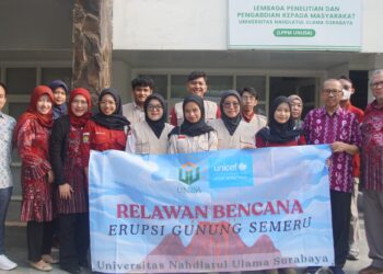 Unusa Berangkatkan Relawan untuk Bantu Korban Erupsi Semeru