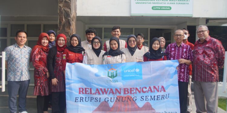 Unusa Berangkatkan Relawan untuk Bantu Korban Erupsi Semeru