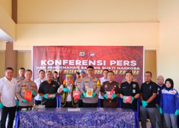 Polda Kalimantan Utara Musnahkan 4.533,24 Gram Sabu