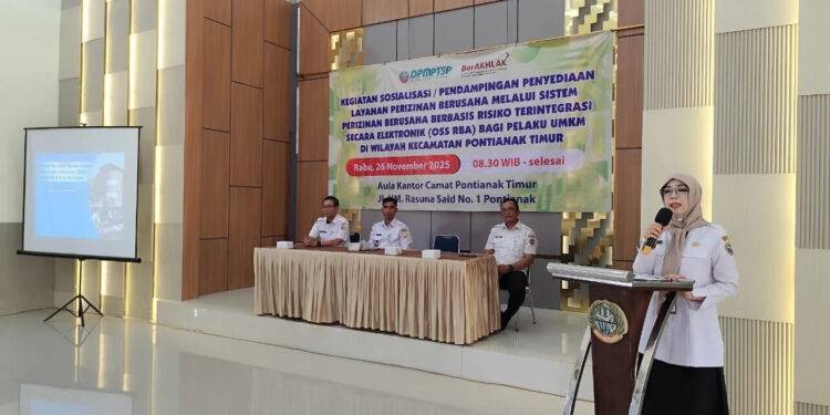 DPMPTSP Pontianak Berikan Pendampingan UMKM untuk Daftar NIB Melalui OSS