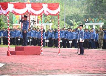 Peringatan HUT Korpri dan Hari Guru di Pulang Pisau Tekankan Peran ASN dan Guru