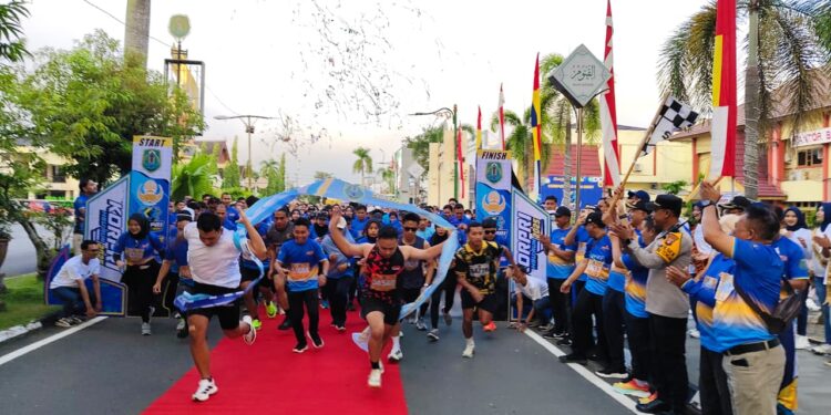 Ratusan ASN Meriahkan HSU Run 2025 dalam Rangka HUT Korpri ke-54