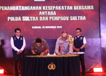 Polda Sultra dan Pemprov Sultra Perkenalkan Aplikasi SIGA Tenggara untuk Perlindungan Tenaga Kerja