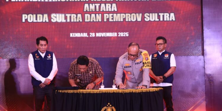 Polda Sultra dan Pemprov Sultra Perkenalkan Aplikasi SIGA Tenggara untuk Perlindungan Tenaga Kerja
