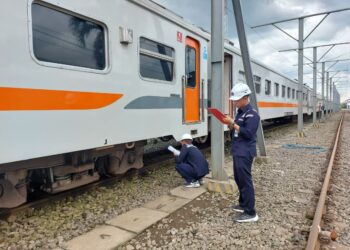 DJKA Lakukan Ramp Check 3.333 Sarana Kereta Api untuk Pastikan Keselamatan Nataru