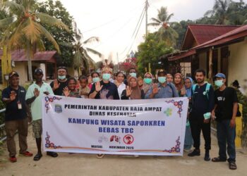 Raja Ampat Perkuat Branding Kampung Wisata Bebas TBC di Saporkren