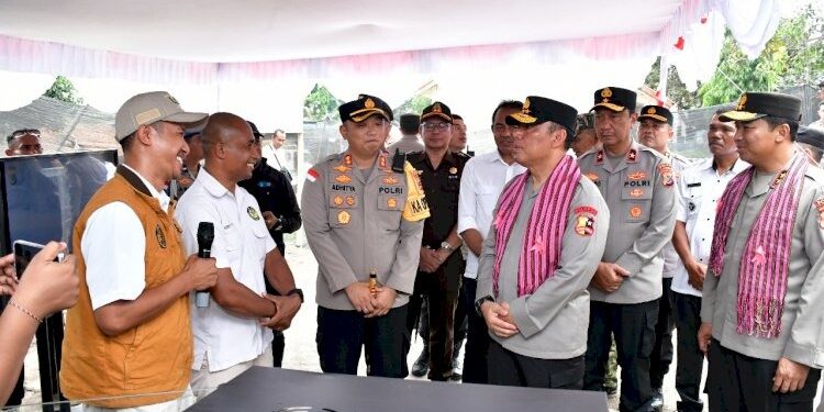 Wakapolri Resmikan Sistem Peringatan Dini di Flores Timur untuk Atasi Krisis Erupsi