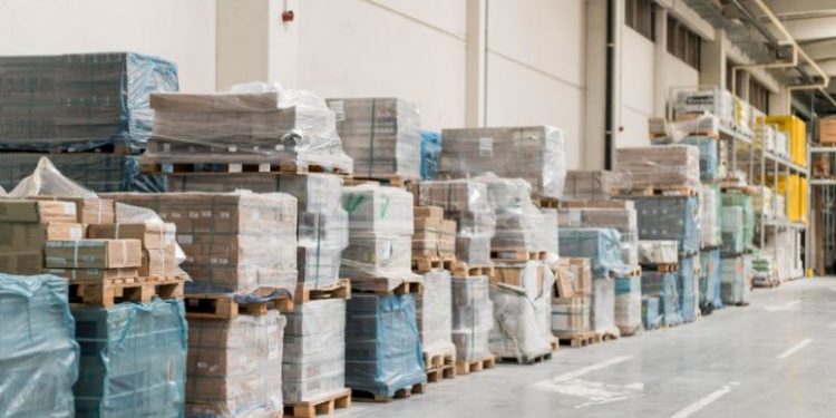 Ilustrasi gambar stok barang