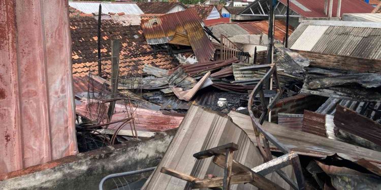 Kondisi kebakaran rumah di Banguntapan Bantul