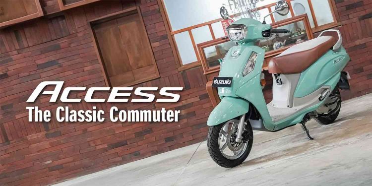 Motor Suzuki Access 125 motor matic retro