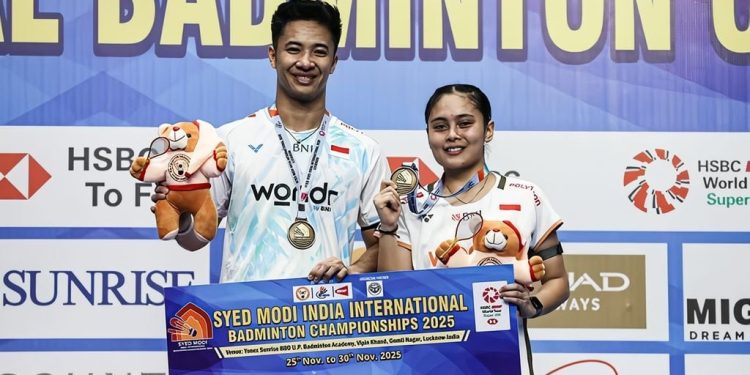 Dejan/Bernadine Raih Gelar Juara di SYED MODI India International 2025