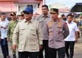 Presiden Prabowo dan Kapolri Tinjau Lokasi Pengungsian Banjir di Tapanuli Tengah