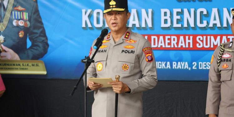 Polda Kalteng Salurkan Bantuan Logistik ke Sumatera