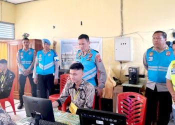 Pelaksanaan CAT Akademik Bintara Brimob 2026 di Polda NTT Berjalan Lancar