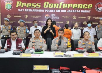 Pasangan Suami Istri Ditangkap Polres Metro Jakbar Terkait Peredaran Sabu Antarprovinsi