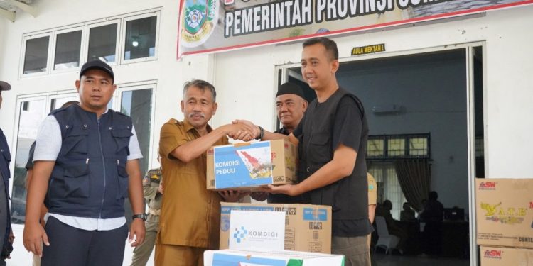 Kemkomdigi Salurkan Bantuan Darurat untuk Warga Terdampak Bencana di Sumut