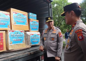 Polda Kalteng Salurkan Bantuan Logistik untuk Korban Bencana di Sumatera
